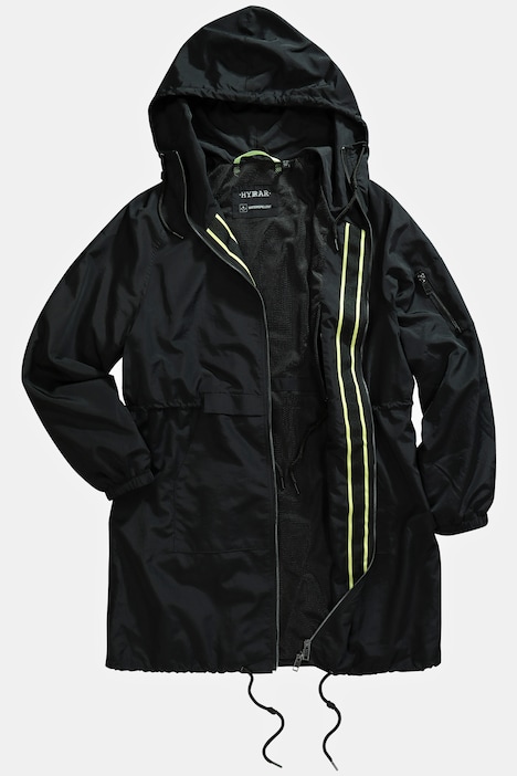 Jacke, Tunnelzug, Stehkragen, 2-Wege-Zipper