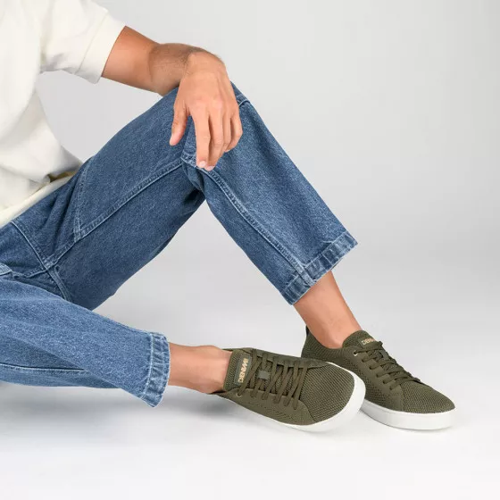 Baskets VERT DENIM SIDE