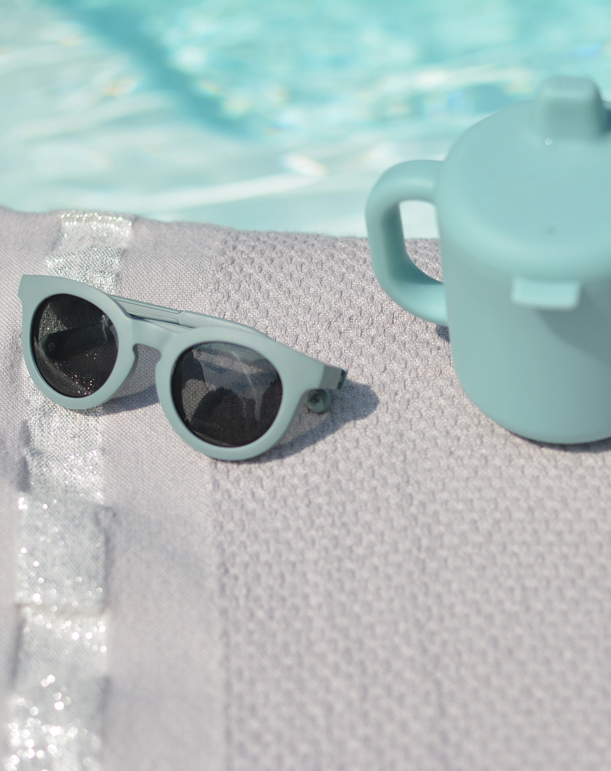 Sonnenbrille HAPPY in baltikblau