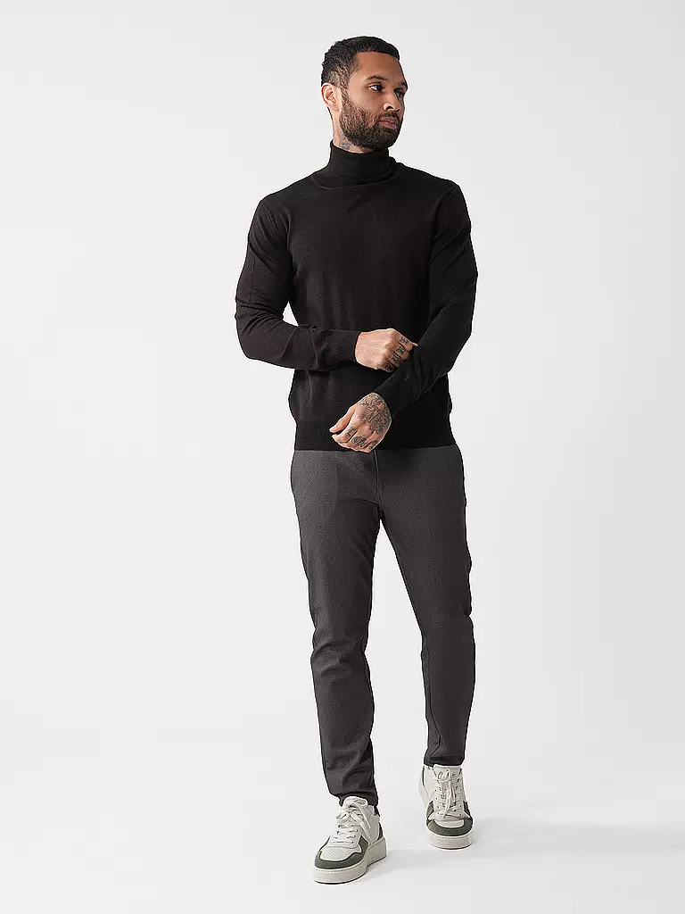 GRAN SASSO Rollkragenpullover braun