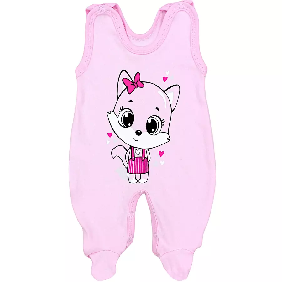 TupTam Baby Strampler mit Aufdruck Spruch 5er Pack rosa