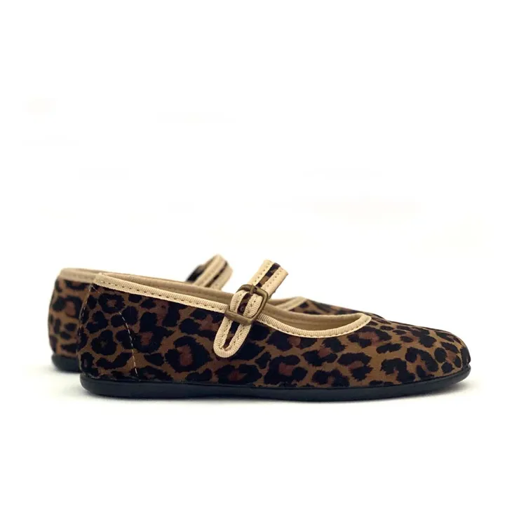 Hermosilla Ballerines Savane | Léopard
