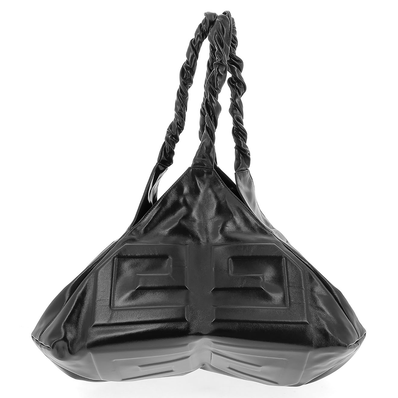 Givenchy Sac porté épaule 4G Medium en Cuir noir - Neuf sans étiquette - L.37 cm