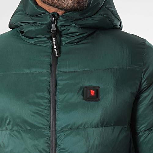 Doudoune Chauffante Capuche Birmingham Vert