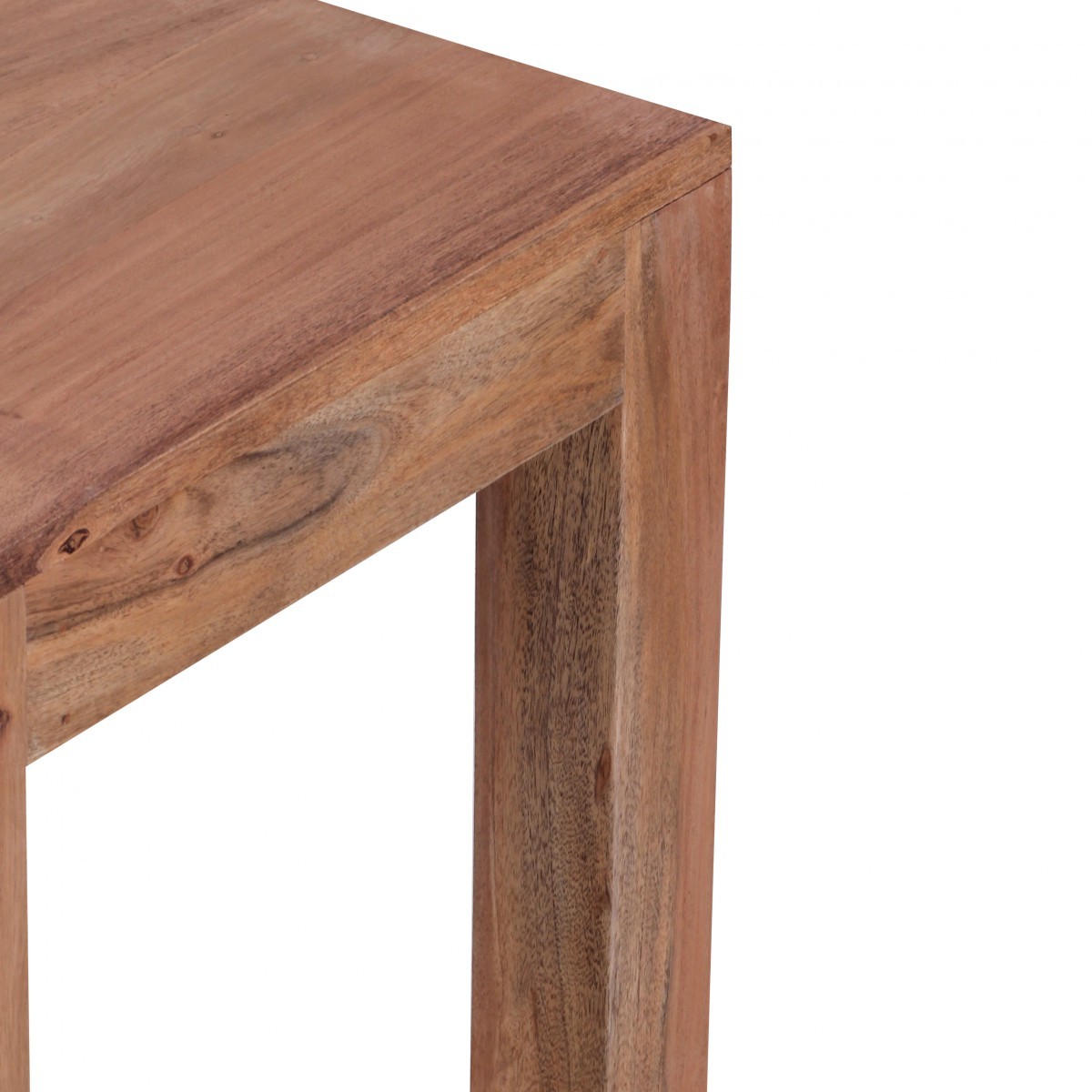 Beistelltisch - klar lackiert - Akazie massiv - 45 cm breit