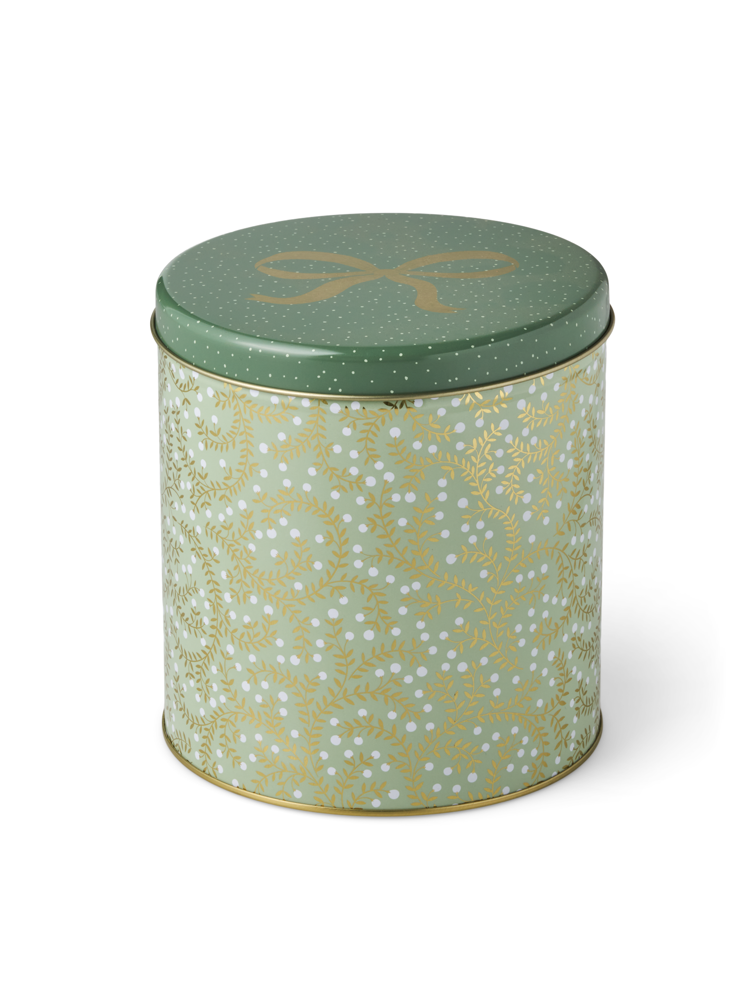 Småkagedåse | Jern/blik. 15,3 x 16,2 cm. | Moss Green
