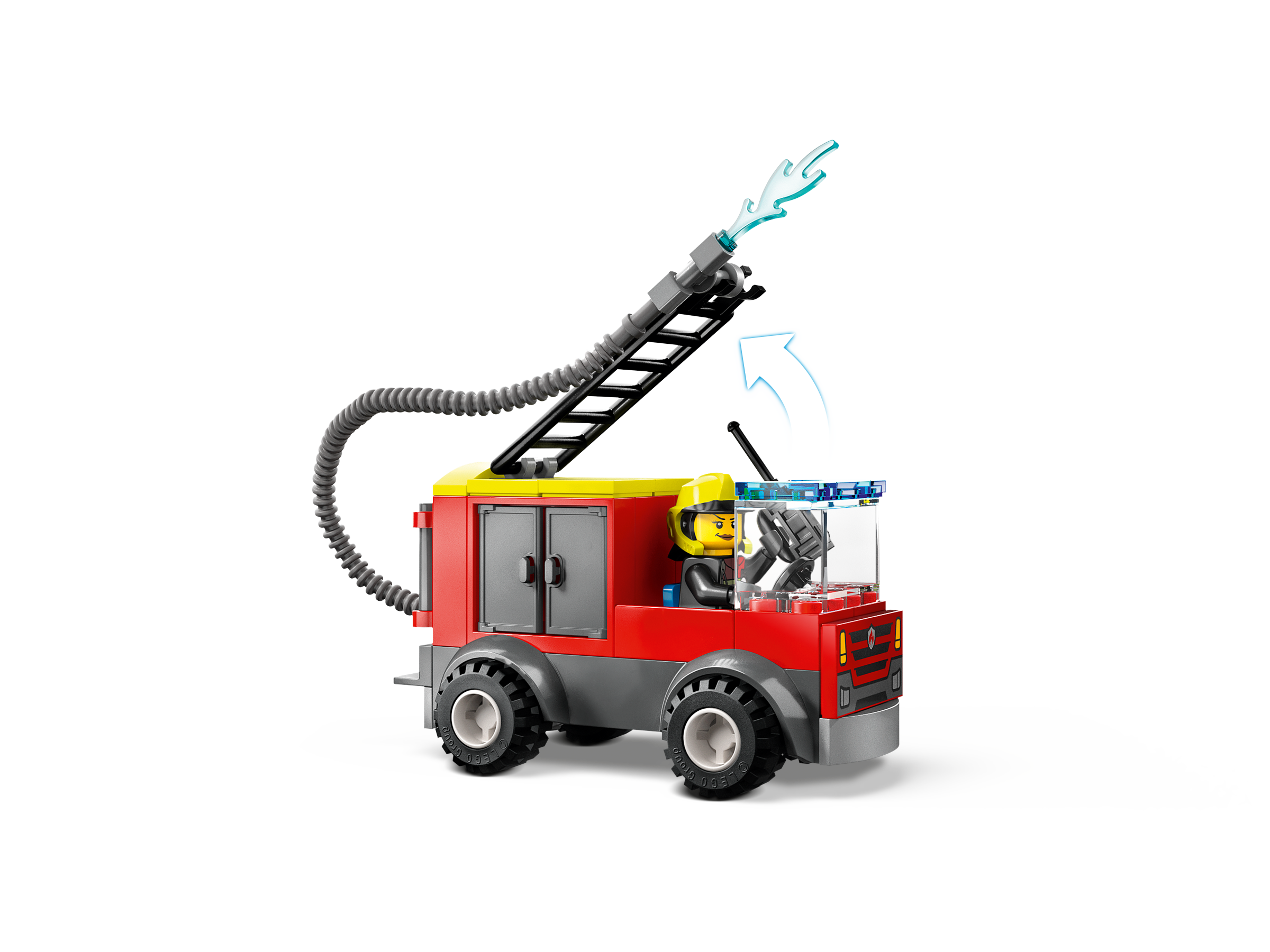 O quartel de bombeiros e o caminhão de bombeiros 60375