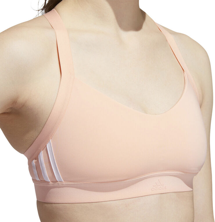 adidas All Me 3-Stripes Bra Pink