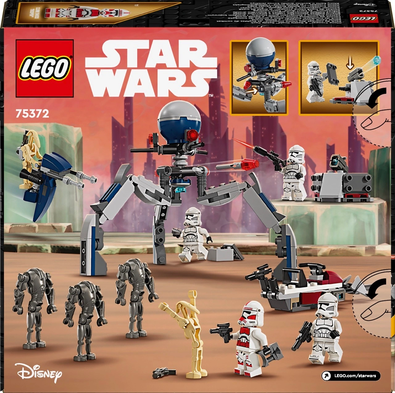 LEGO® Star Wars™ 75372 CLONE TROOPER™ & BATTLE DROID™ BATTLE PACK