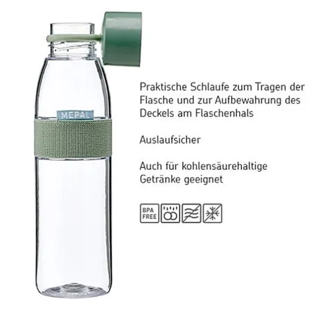 Mepal Trinkflasche Ellipse 500 ml - Vivid blue