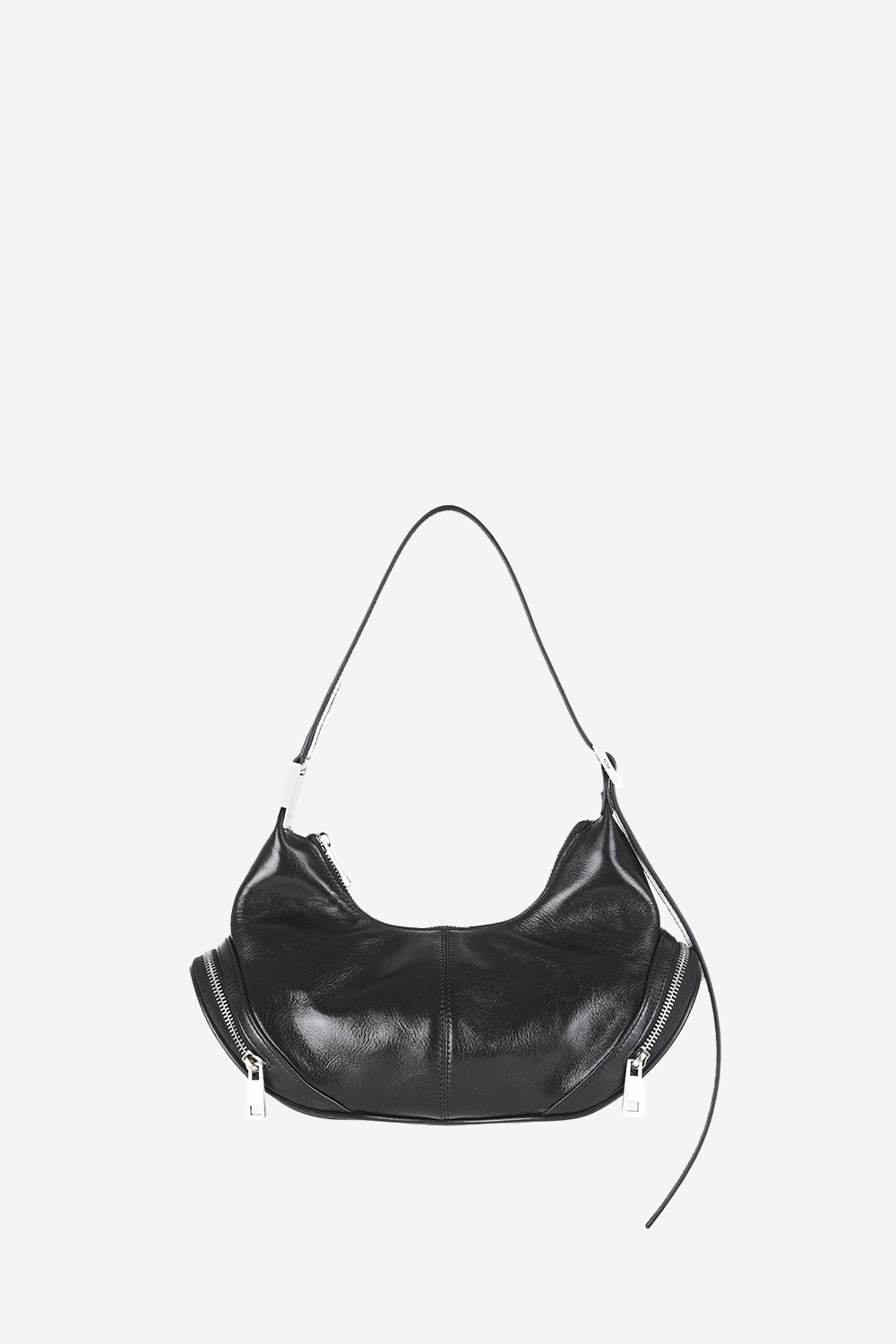 Cargo hobo leather shoulder bag