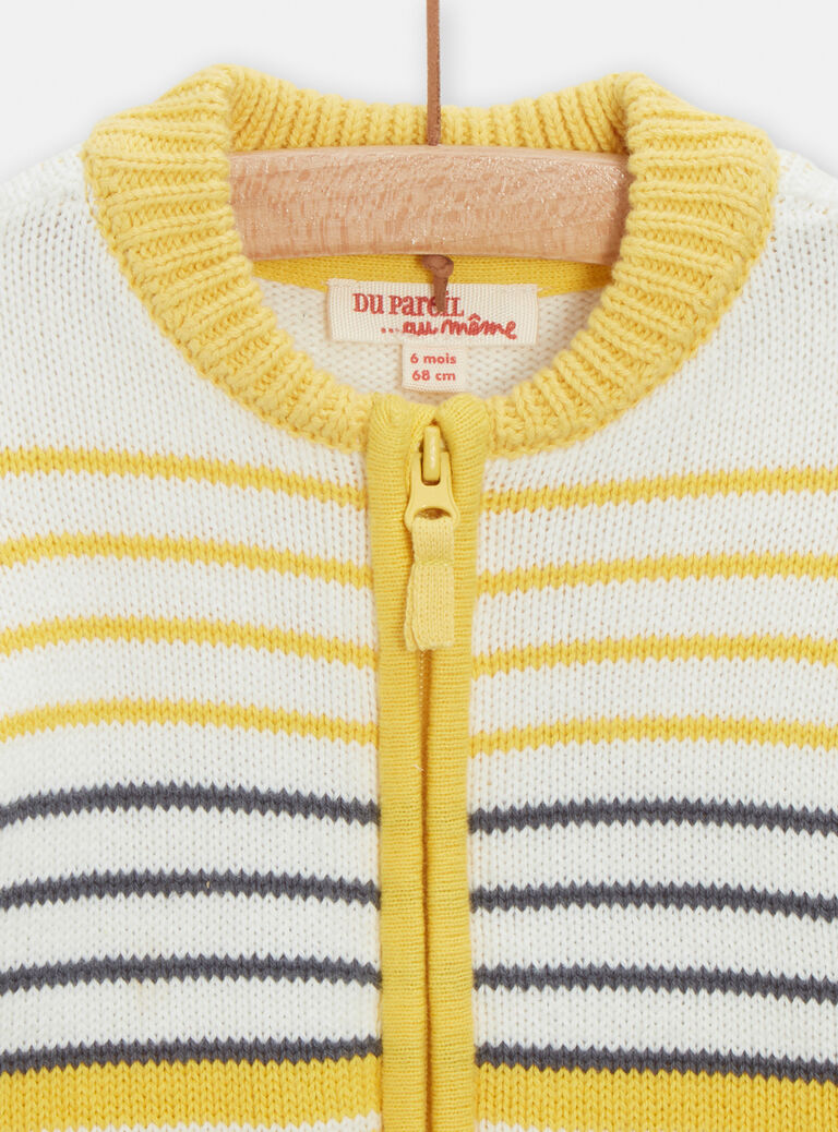 Gilet à rayures pour bébé garçon