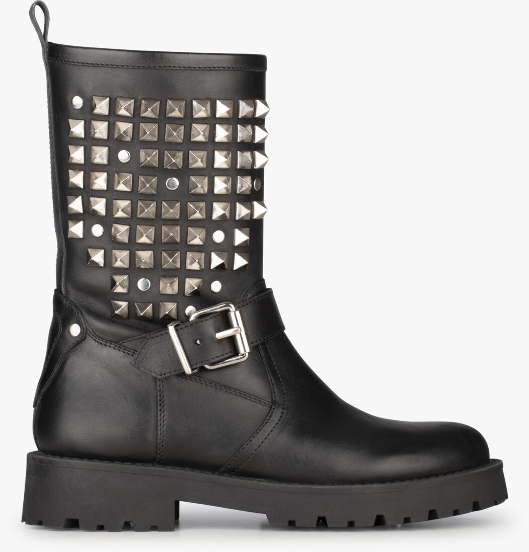 PS POELMAN zwarte ps poelman biker boots lein