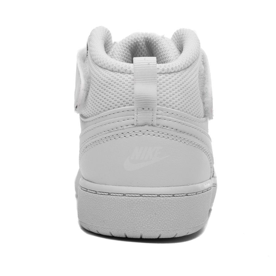 Nike Chaussures Court Borough 2 Mid - Blanc Enfant