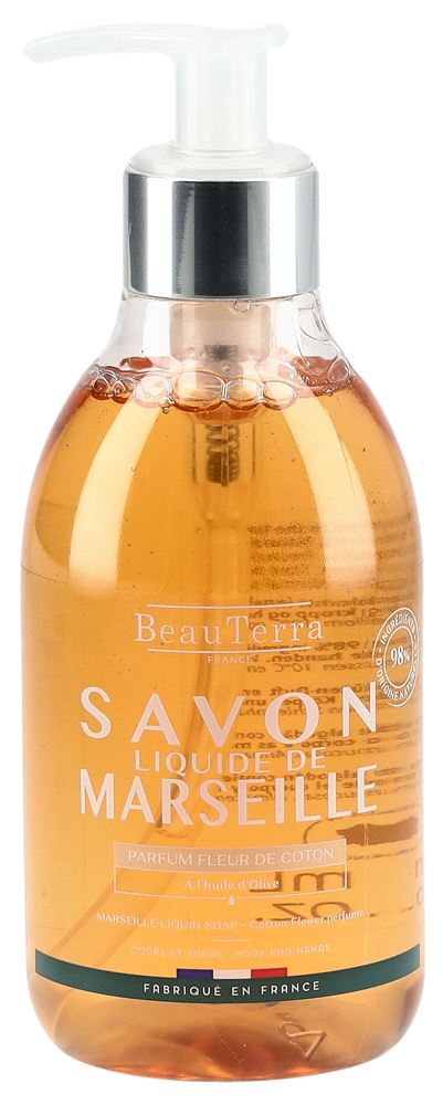 BEAUTERRA Flüssigseife Marseille liq Baumwollblüte Fl 300 ml
