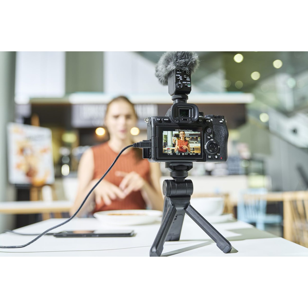 Sony Alpha A7 Mark IV digitalt systemkamera 28-70 mm objektivsett