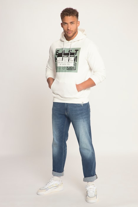 STHUGE Hoodie, Kapuze, XL Print, bis 8 XL