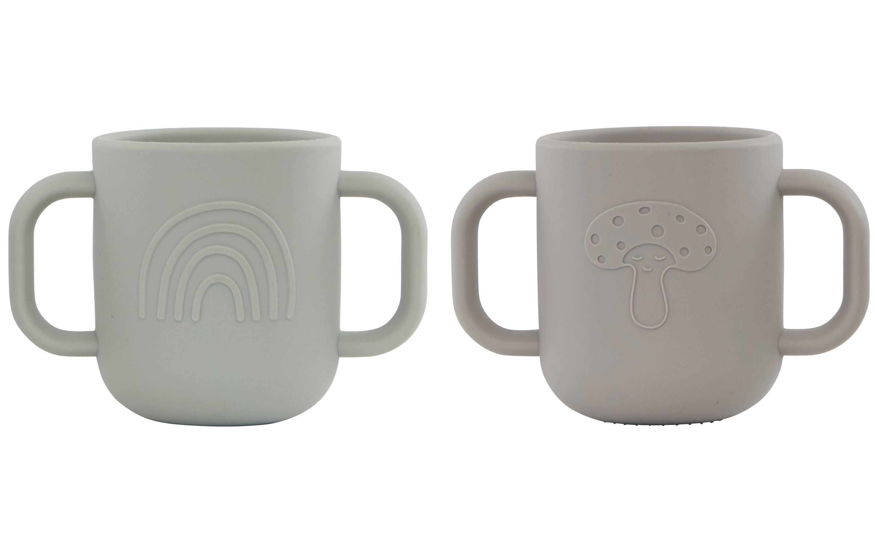 Kindertasse Kappu 2-teilig, Grau, MintKinderbecher Set