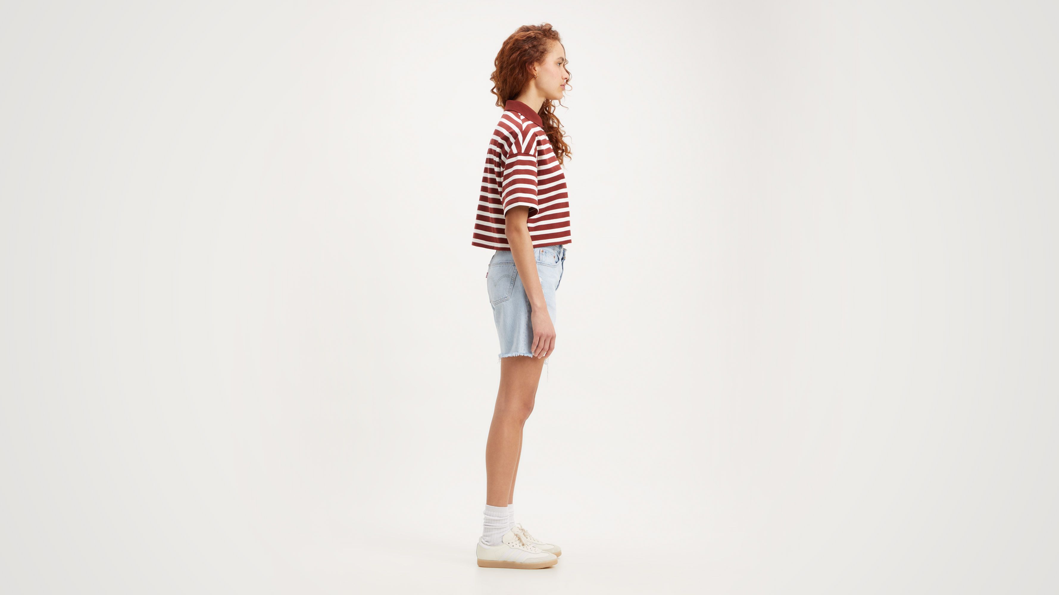 Short 501® ’90 - Light Indigo Destructed - Bleu