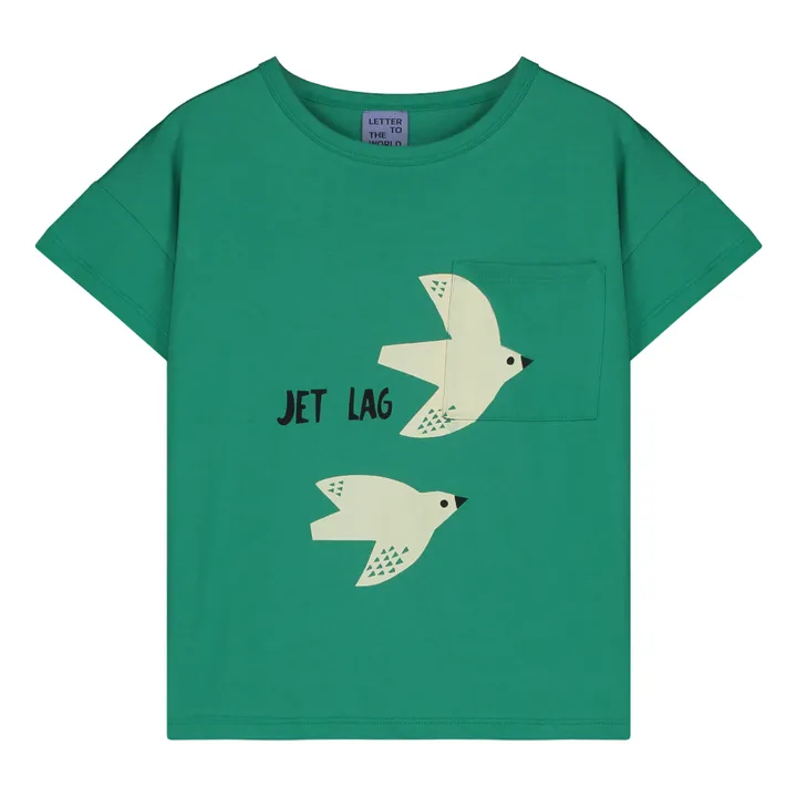 Letter To The World T-Shirt Havana Coton Bio | Vert