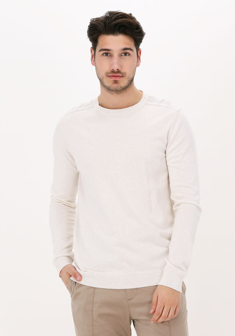 SELECTED HOMME gebroken wit selected homme trui slhberg crew neck b