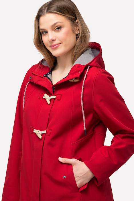 HYPRAR Softshelljacke, wasserabweisend, Fleecefutter, Kapuze