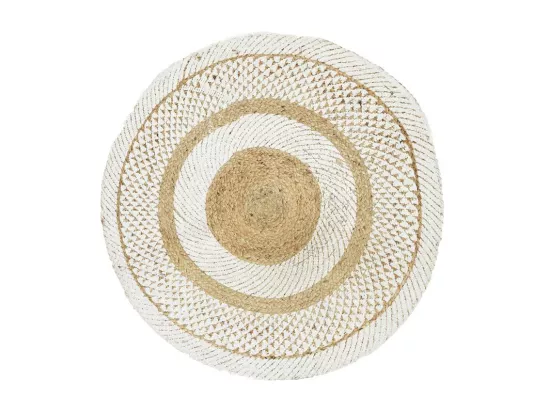 Tapis Rond Déco en Jute 