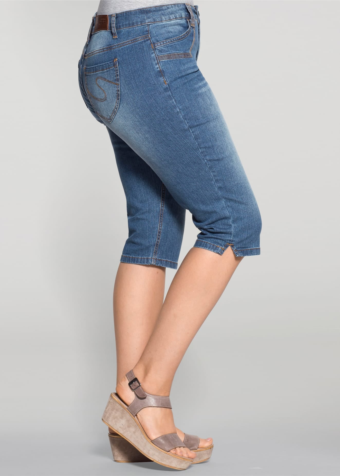 Sheego Caprijeans 1 Stk. tlg.