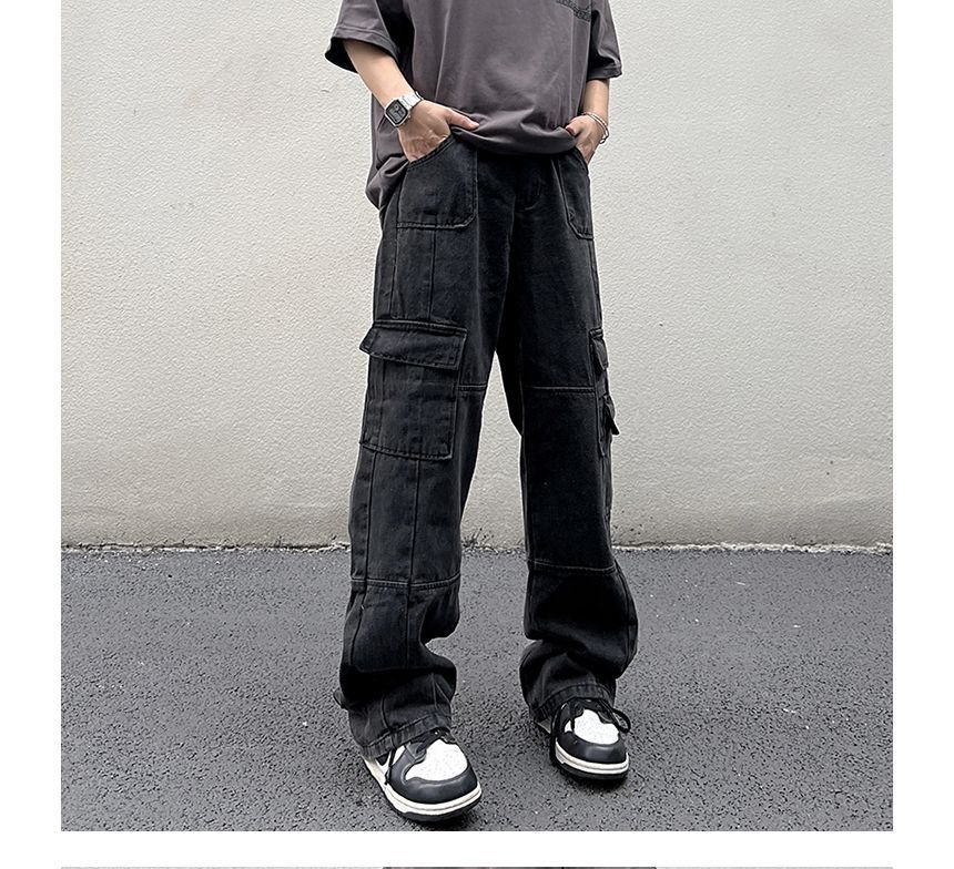 Zentrus - Cargojeans met hoge taille