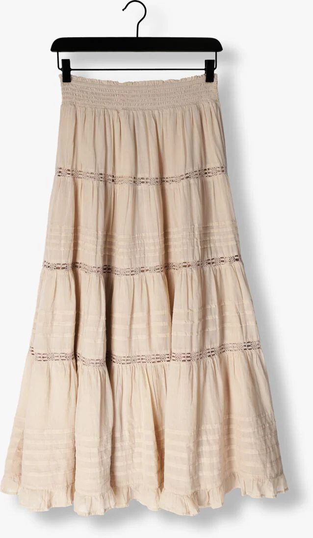 NEO NOIR zand neo noir midirok felicia s voile skirt