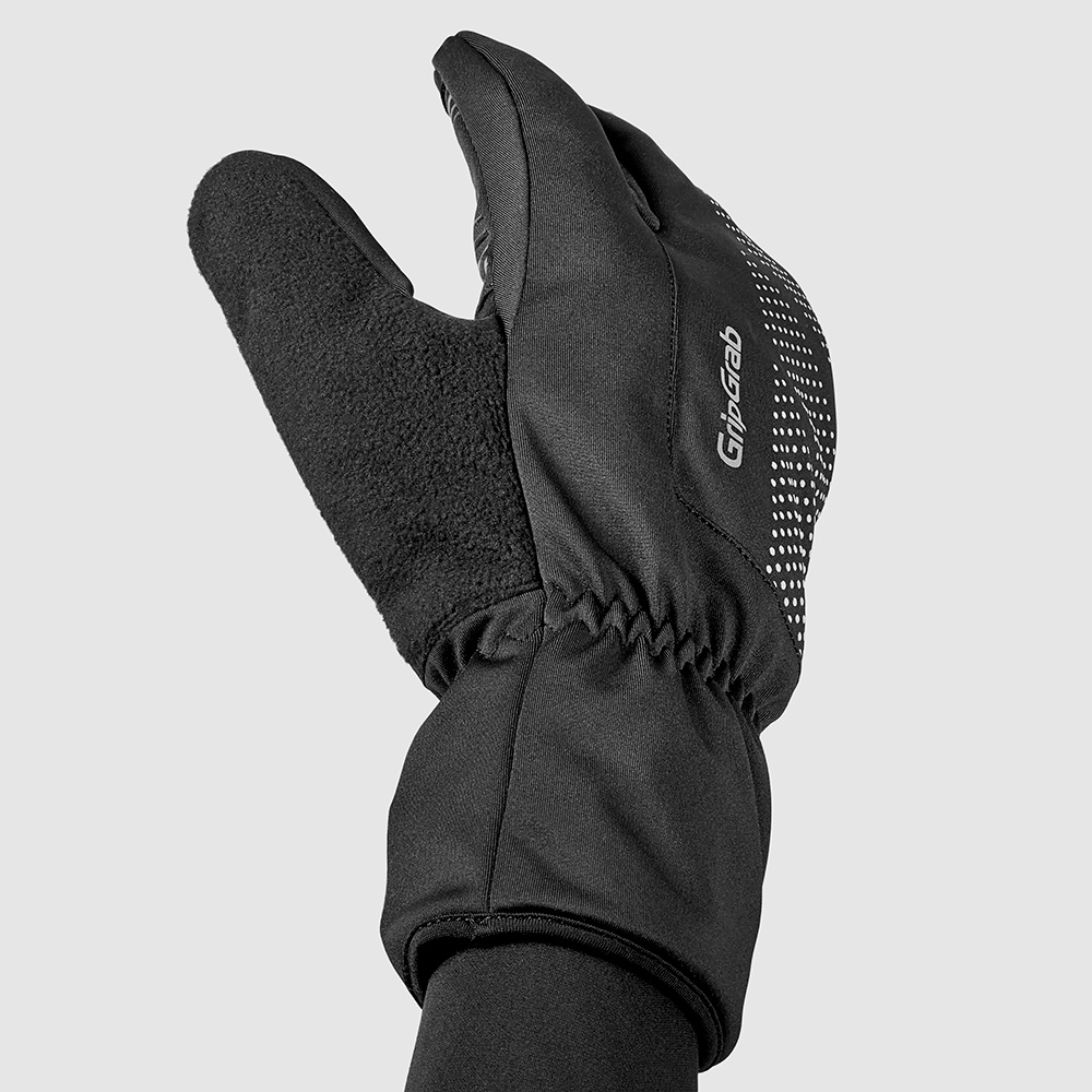 GripGrab Ride Vindtæt Deep Winter Lobster Handsker Sort
