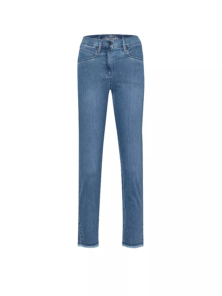 RAPHAELA BY BRAX Jeans 6/8 LUCA DECO hellblau