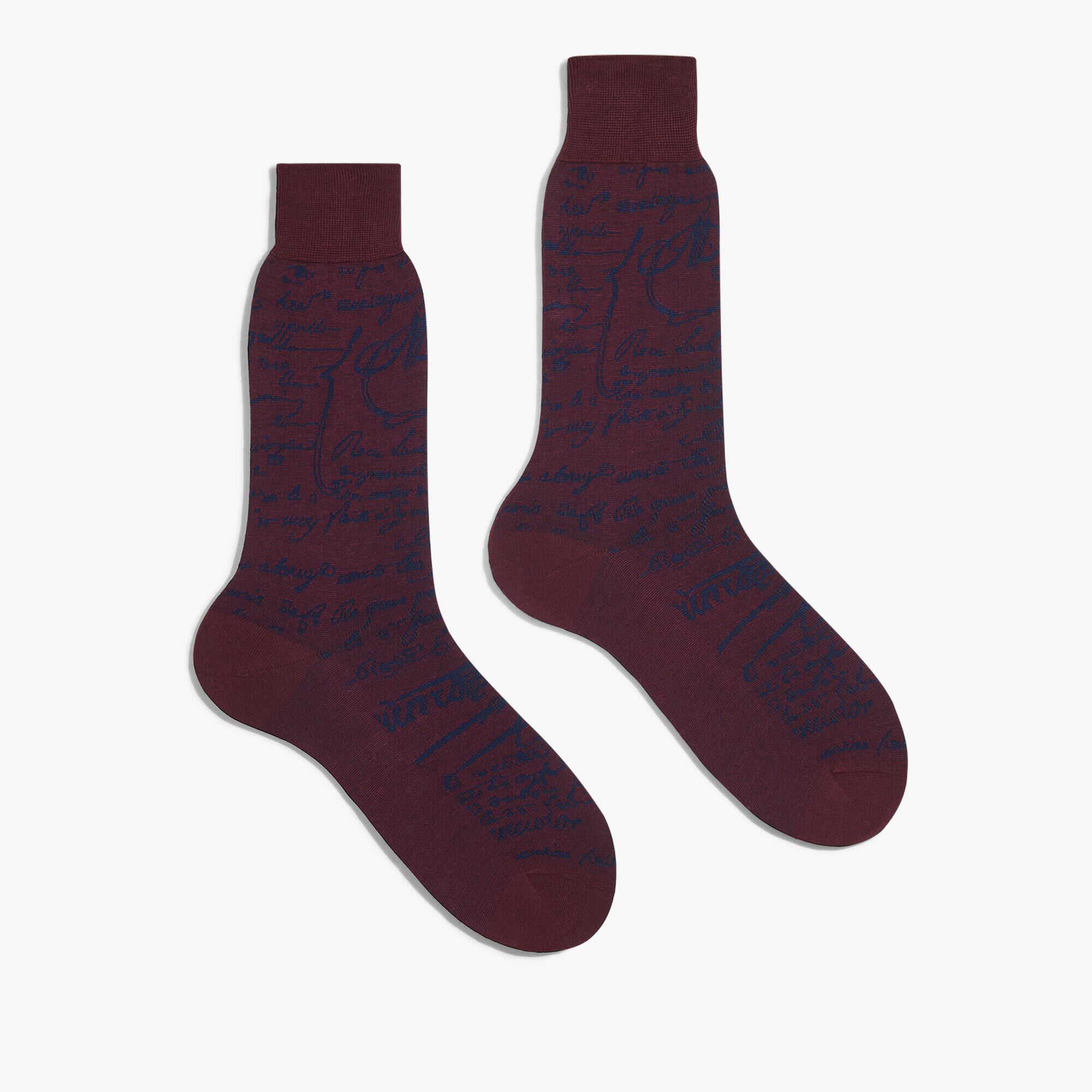 Chaussettes Scritto en Coton