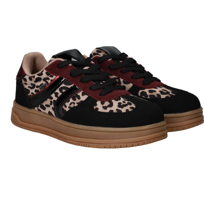 POSH by Poelman Sneakers Zwart Meisjes
