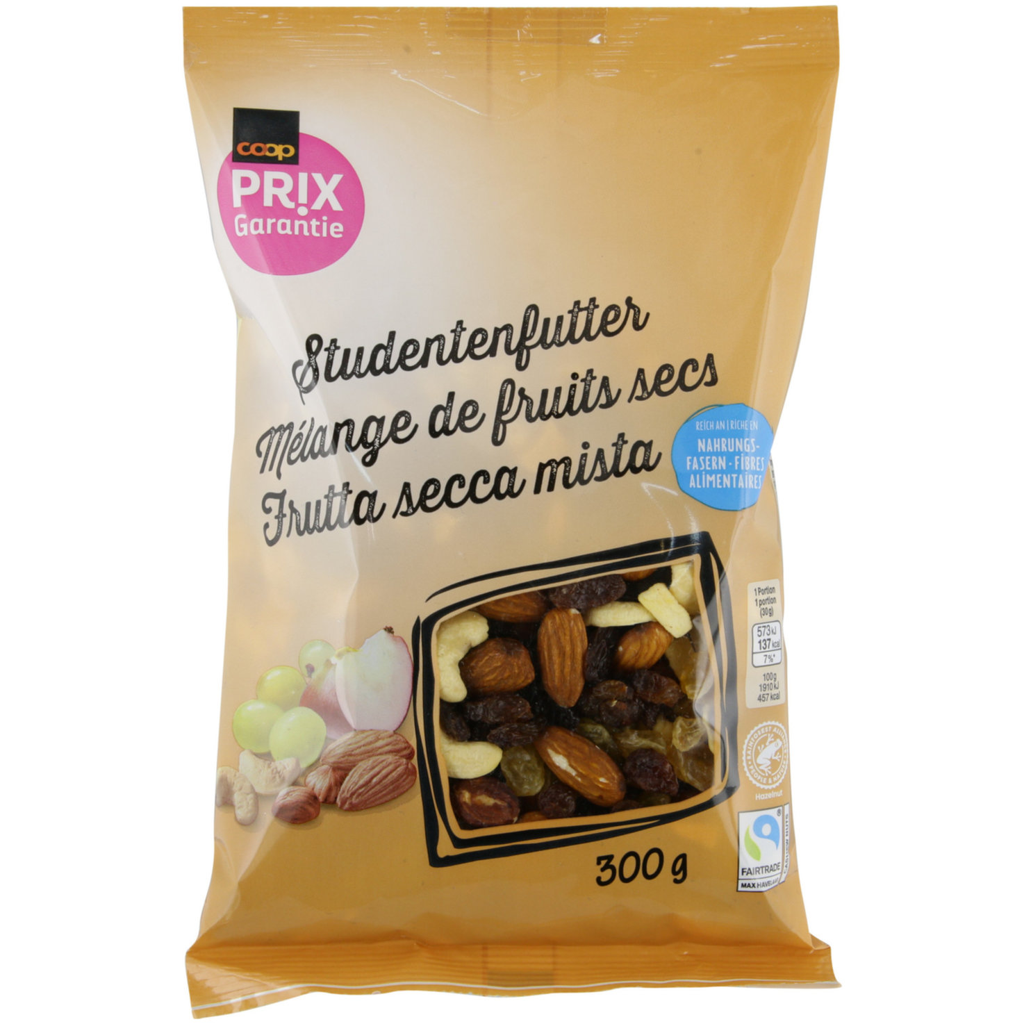 Fairtrade Prix Garantie Studentenfutter