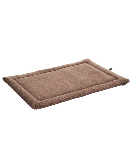 Maxxnobel Benchkussen Nubuck Lederlook\/Teddy Bruin - Hondenbenchkussen