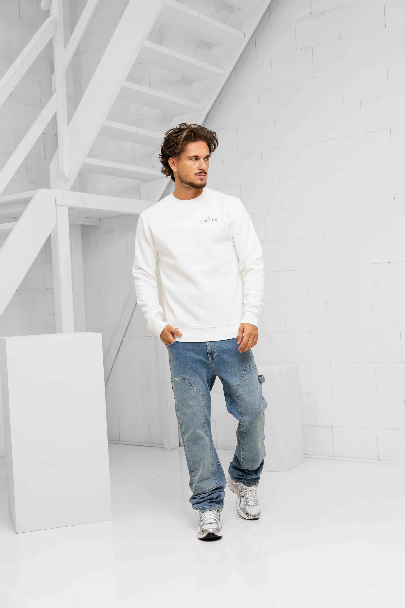 24 Uomo Club Sweater Heren Off White