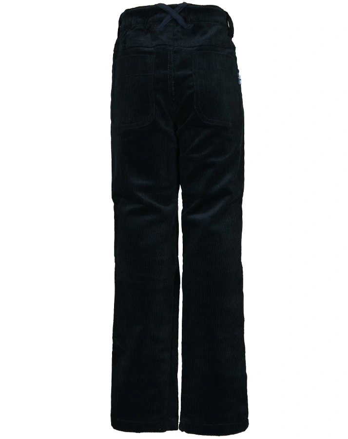 Cord-Hose KUUSI mit Knieverstärkung in navy