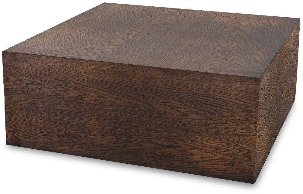 Salontafel bruin Felix B100 x D100 x H40 cm