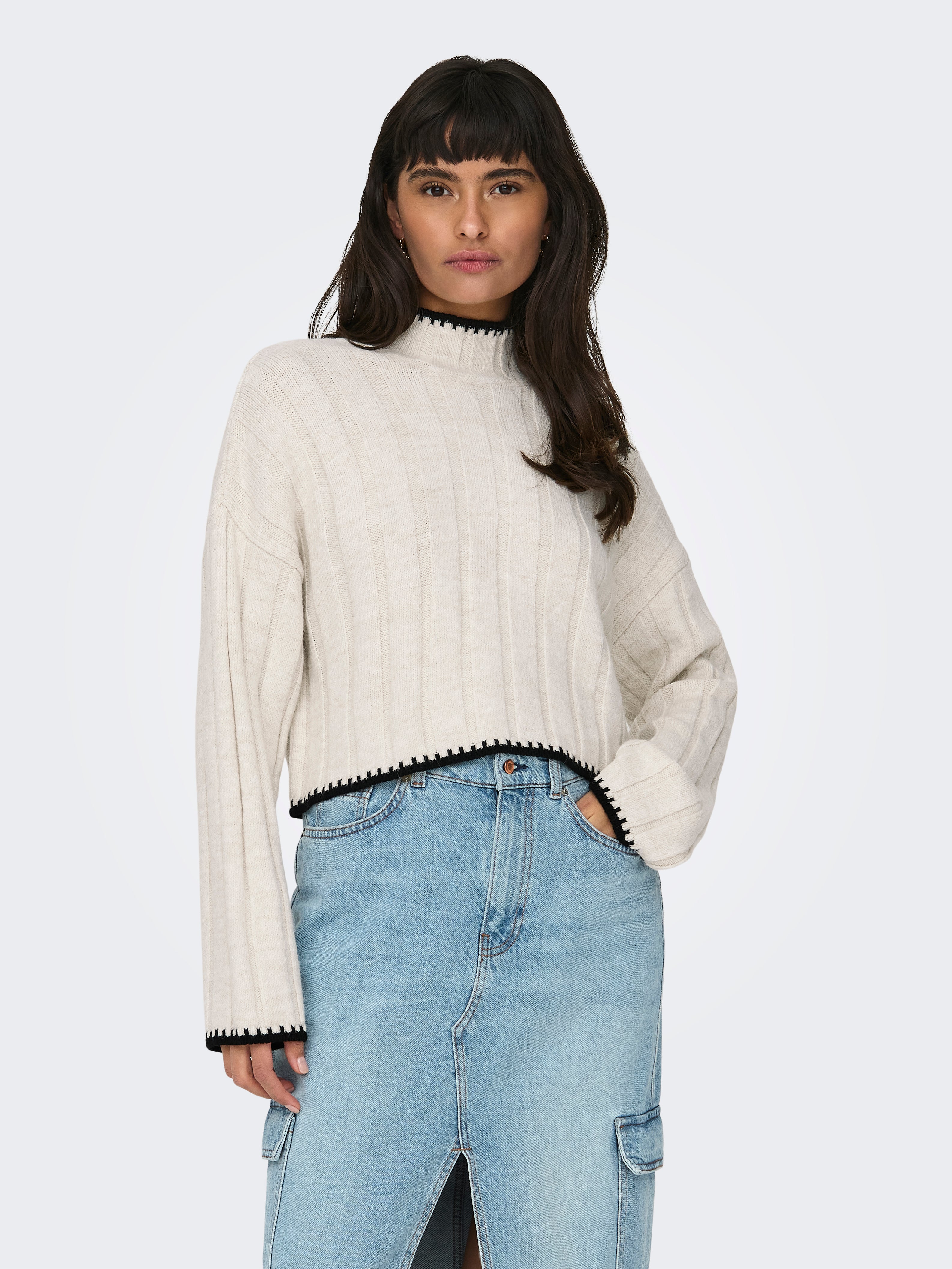ONLCHICK Strickpullover Pumice Stone