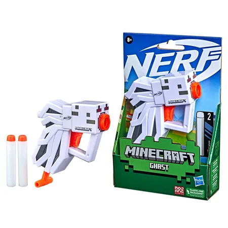 Nerf MicroShots Minecraft Mini-Blaster, 1 Stück, 3-fach sortiert