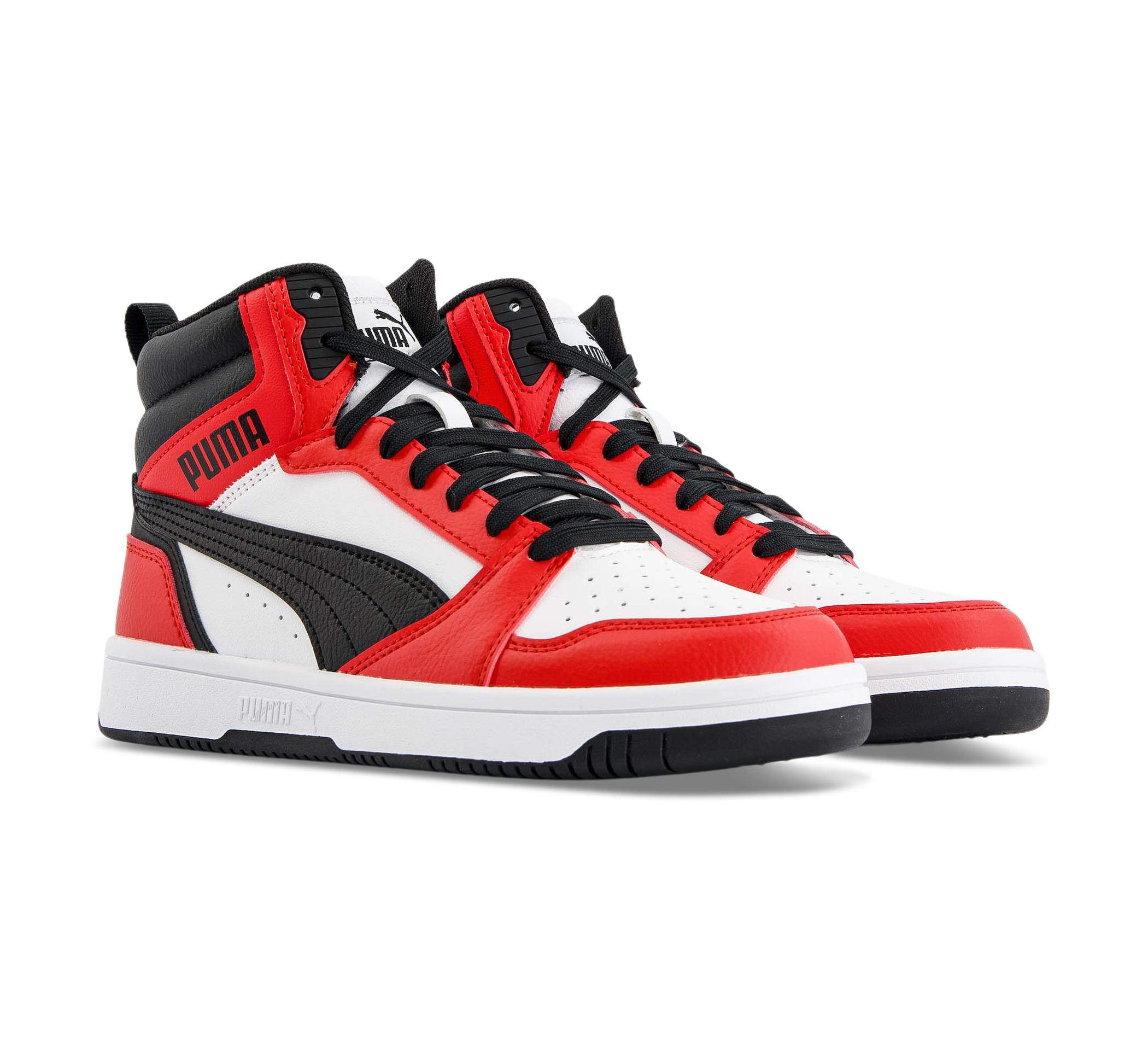 Puma Rebound V6 Mid Jr weiss
