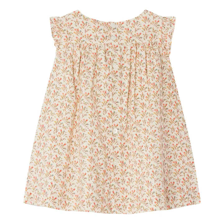 Bonpoint Robe Clothibis Fleurie | Beige