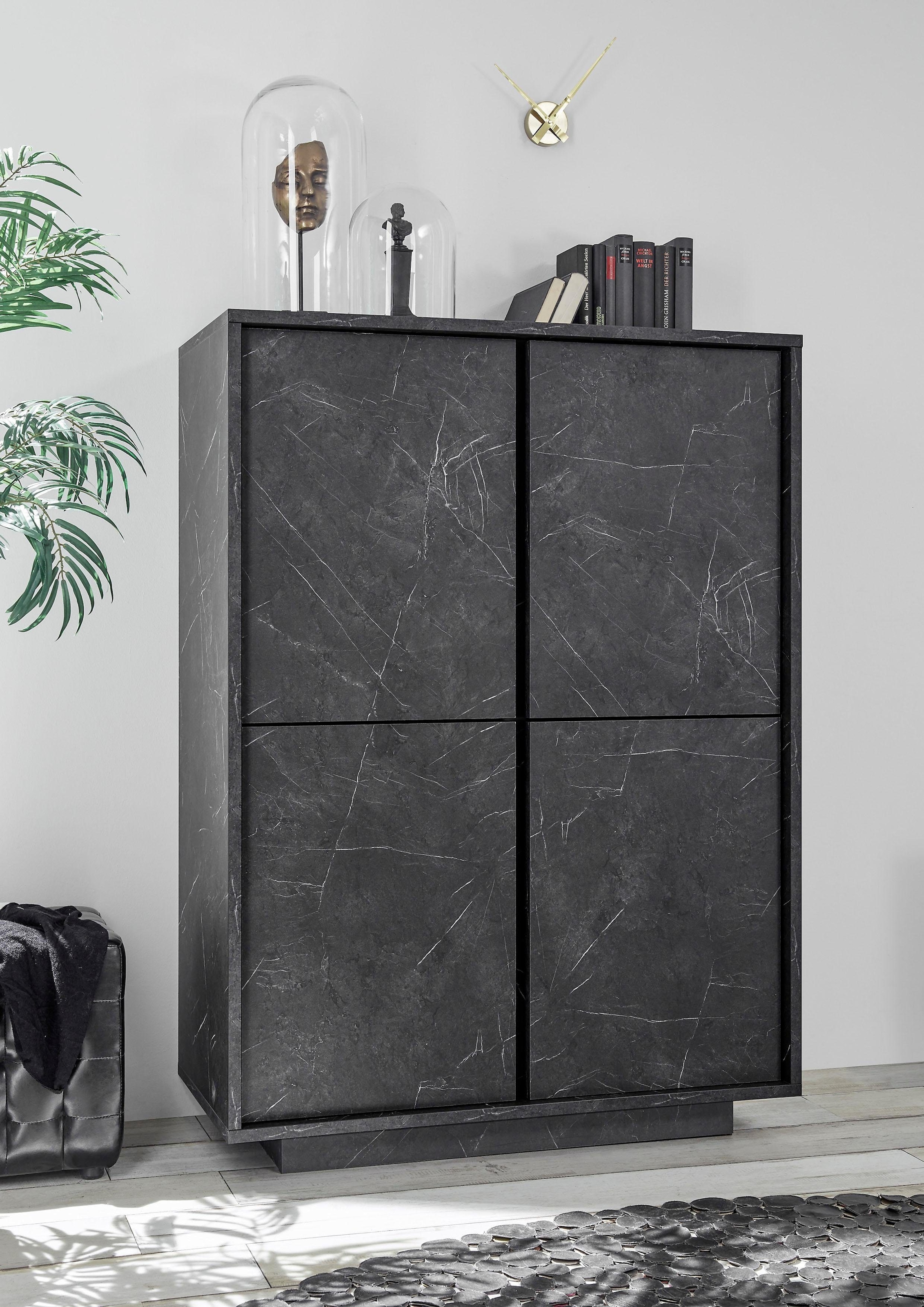 INOSIGN Highboard »Carrara« grifflos