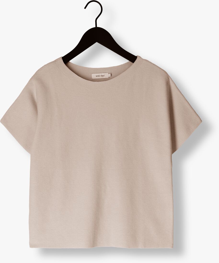 KNIT-TED zand knit-ted trui eva