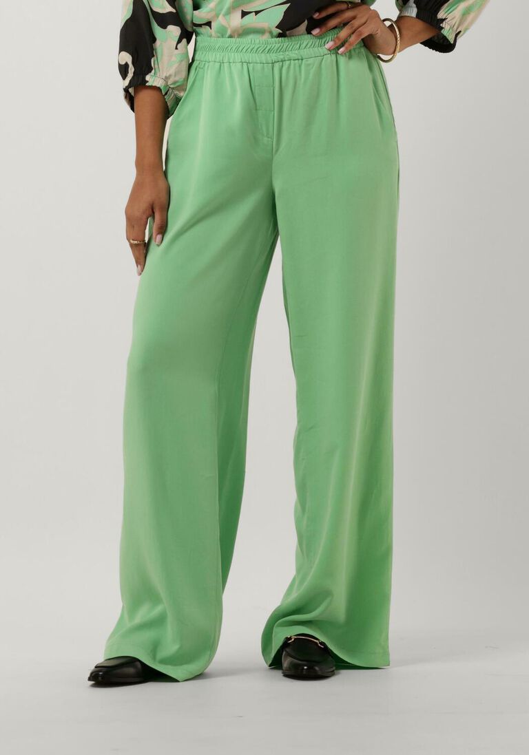 SUMMUM mint summum wijde broek trousers tencel