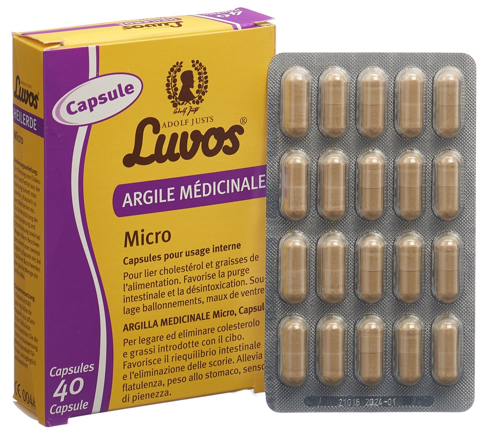 LUVOS Heilerde Micro<br>40 Stück, Blister, Hartkapsel