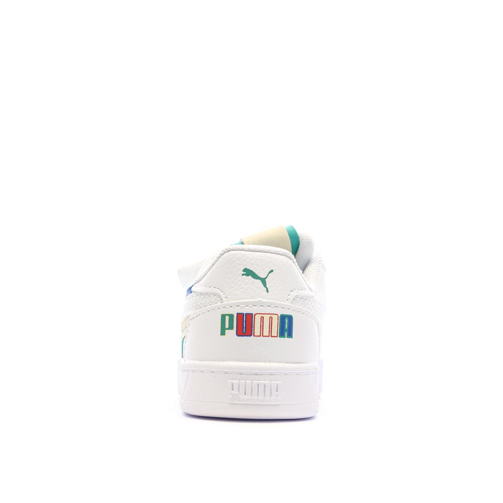Puma Baskets Blanches/Vert/Marine Garçon Puma Caven 2.0 Ready