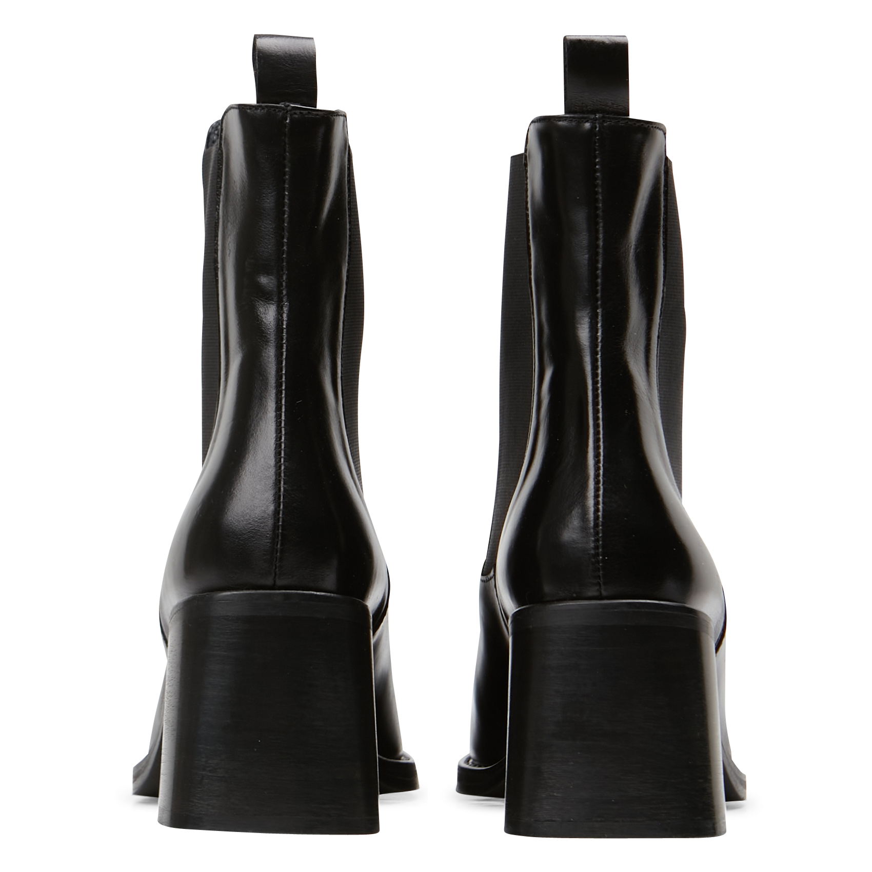DUCK - Bottines en cuir | Noir