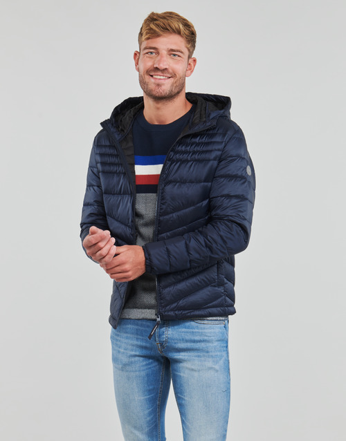 Jack & Jones - JJEHERO PUFFER HOOD Marino
